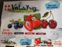 Quantité de sucre dans Yaourts sur lit de fruits