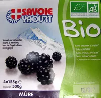 Amount of sugar in Yaourt au lait entier sucré à la mûre Bio 