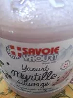 Quantité de sucre dans Yaourt Myrtille