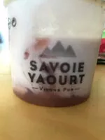 Sugar and nutrients in Savoie yaourt