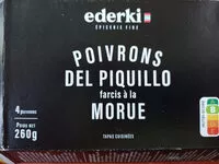 चीनी की मात्रा Poivrons del piquillo farcis à la morue