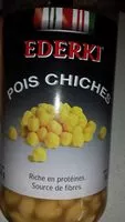 चीनी की मात्रा Pois chiches