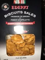 चीनी की मात्रा Biscuits salés - fromage de brebis et piment d'espelette