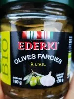 चीनी की मात्रा Olives farcies à l'ail