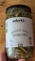 चीनी की मात्रा Haricots verts extra fins