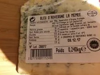入っている砂糖の量 BLEU D'AUVERGNE
