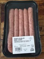 Quantité de sucre dans Chipolatas de poulet de Licques