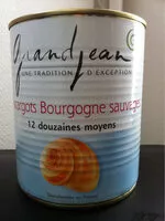 İçindeki şeker miktarı Escargots De Bourgogne Sauvages