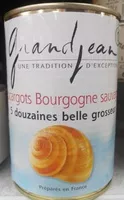 İçindeki şeker miktarı Escargots Bourgogne sauvages - 5 douzaines belle grosseur