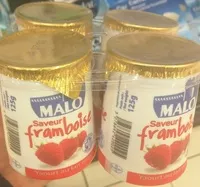 Quantité de sucre dans Yaourt au lait entier saveur Framboise
