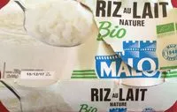 चीनी की मात्रा Riz au lait nature bio