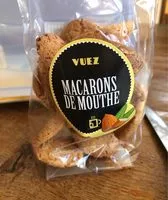 İçindeki şeker miktarı Macarons de Mouthe