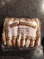 入っている砂糖の量 Pains d'épices Langues Glacées