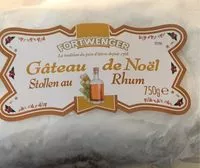 入っている砂糖の量 Gateau de Noël au Rhum