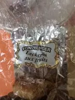 入っている砂糖の量 Leckerlis aux fruits