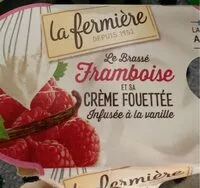 Suhkru kogus sees Le brassé framboise et sa crème fouettée