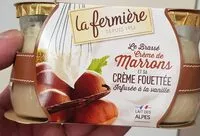 Suhkru kogus sees Brassé marron et sa crème fouettée
