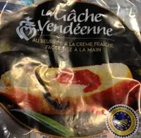 Quantité de sucre dans La gâche vendéenne