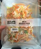 चीनी की मात्रा Wok maraicher