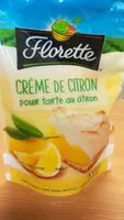 入っている砂糖の量 Crème de citron
