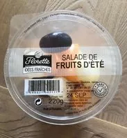 İçindeki şeker miktarı Salade de fruits d'été