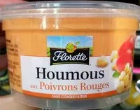Amount of sugar in Houmous aux Poivrons Rouges
