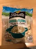 Sokerin määrä sisällä Choux Fleur