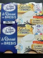Suhkru kogus sees Le brassé de brebis Vanille