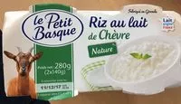 Riz au lait de chevre