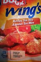Cantidad de azúcar en Wing's Texmex