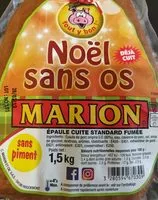 入っている砂糖の量 Epaule cuite sans os