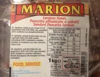 入っている砂糖の量 Lardon fumés