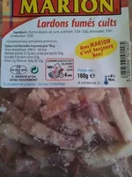 入っている砂糖の量 Lardons fumés cuits