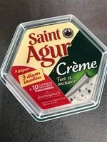 Sokerin määrä sisällä Saint Agur Crème