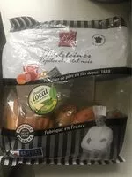 含糖量 Madeleines pépites de chocolat noir