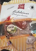 含糖量 Madeleine Miel pur beurre