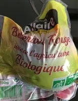 Jumlah gula yang masuk Betterave rouge