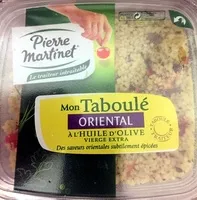 Sokerin määrä sisällä Mon Taboulé Oriental à l'Huile d'Olive