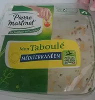 चीनी की मात्रा Taboulé à l'huile d'olive 4% et aux olives noires