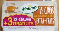 Jumlah gula yang masuk Oeuf Gros Maxi Matinesx12+3grt
