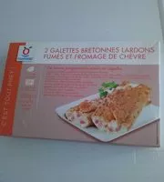 İçindeki şeker miktarı Galettes bretonnes lardons fumes et fromage de chèvre