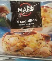Amount of sugar in 4 coquilles saint Jacques au vin blanc