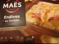 Amount of sugar in Endives au jambon
