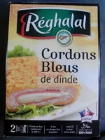 Sokerin määrä sisällä Cordon bleu de dinde halal
