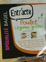 Zuckermenge drin Bagel Poulet légumes grillés