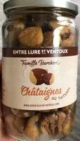 Jumlah gula yang masuk Châtaignes au naturel