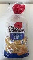 Quantité de sucre dans 10 pains au lait déjà fendus