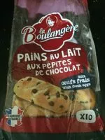 Suhkru kogus sees Pain au lait aux pépites de chocolat
