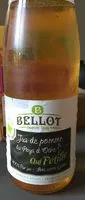 Sucre et nutriments contenus dans Bellot