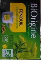 入っている砂糖の量 infusion fenouil anis